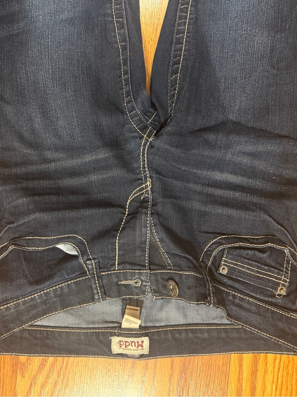 Mudd Women's Dark Indigo jeans with Contrast Stitching